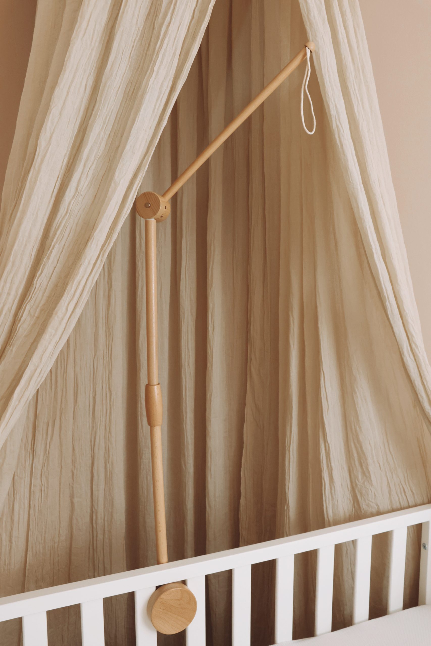 Handmade Pink Bees baby mobile